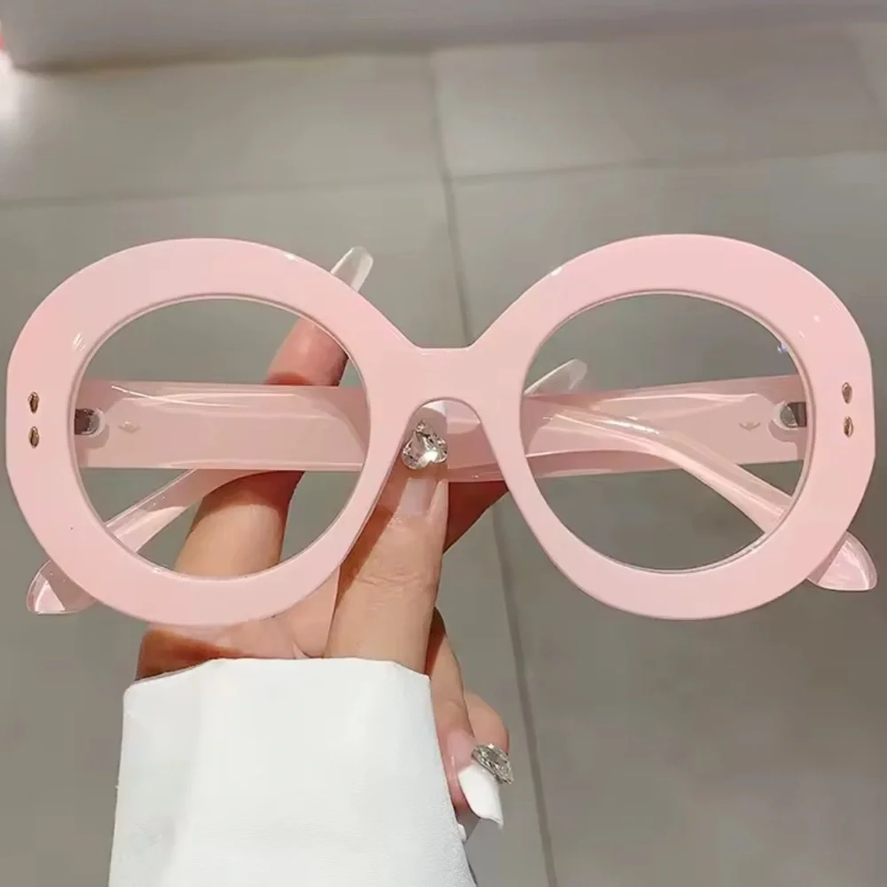 Anti blue light glasses frame strawberry milkshake pink NWT